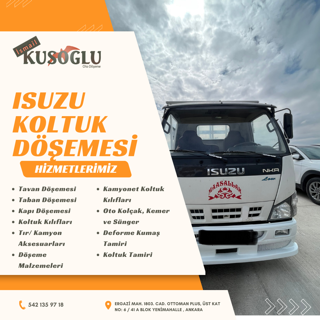 Isuzu koltuk döşemesi