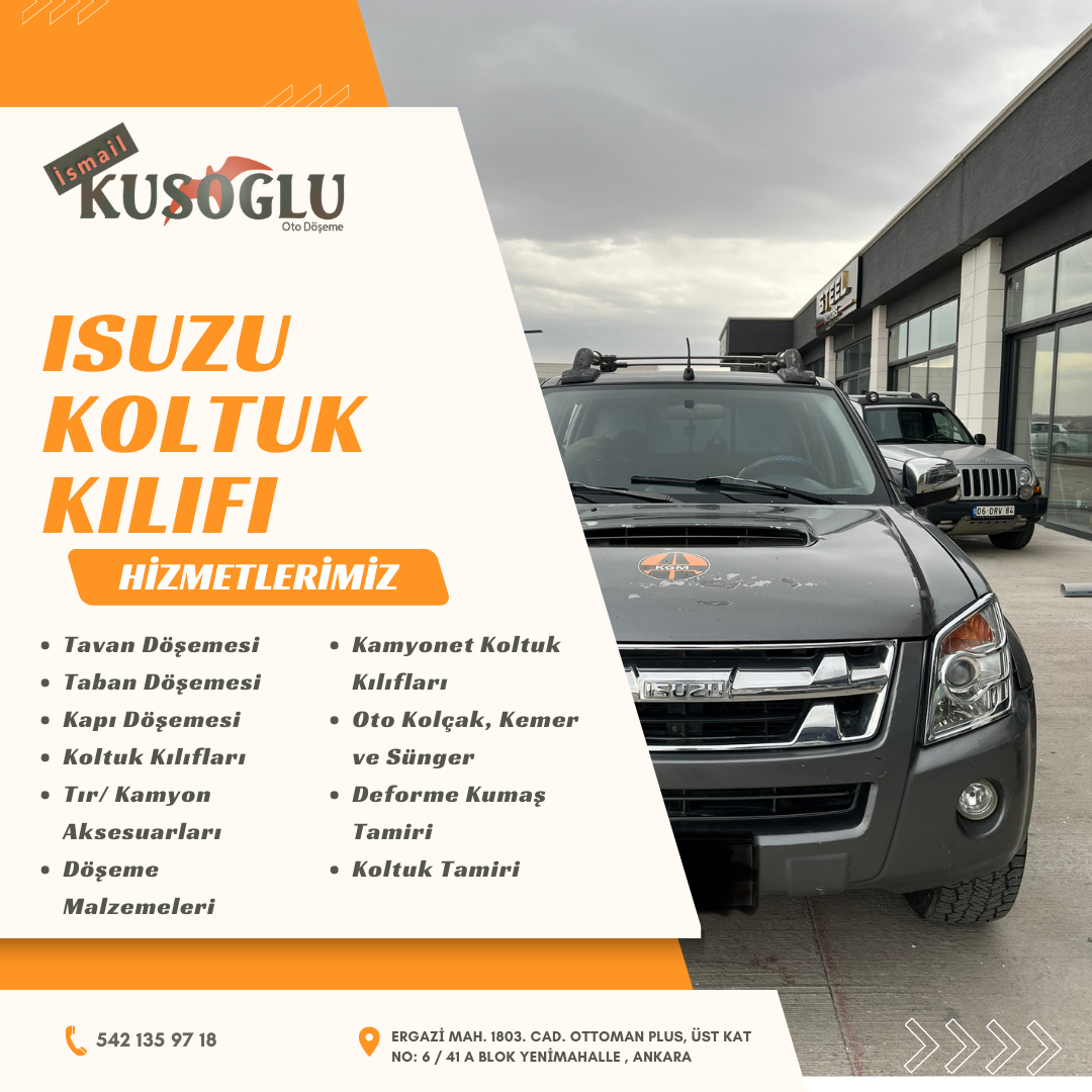 Isuzu koltuk kılıfı