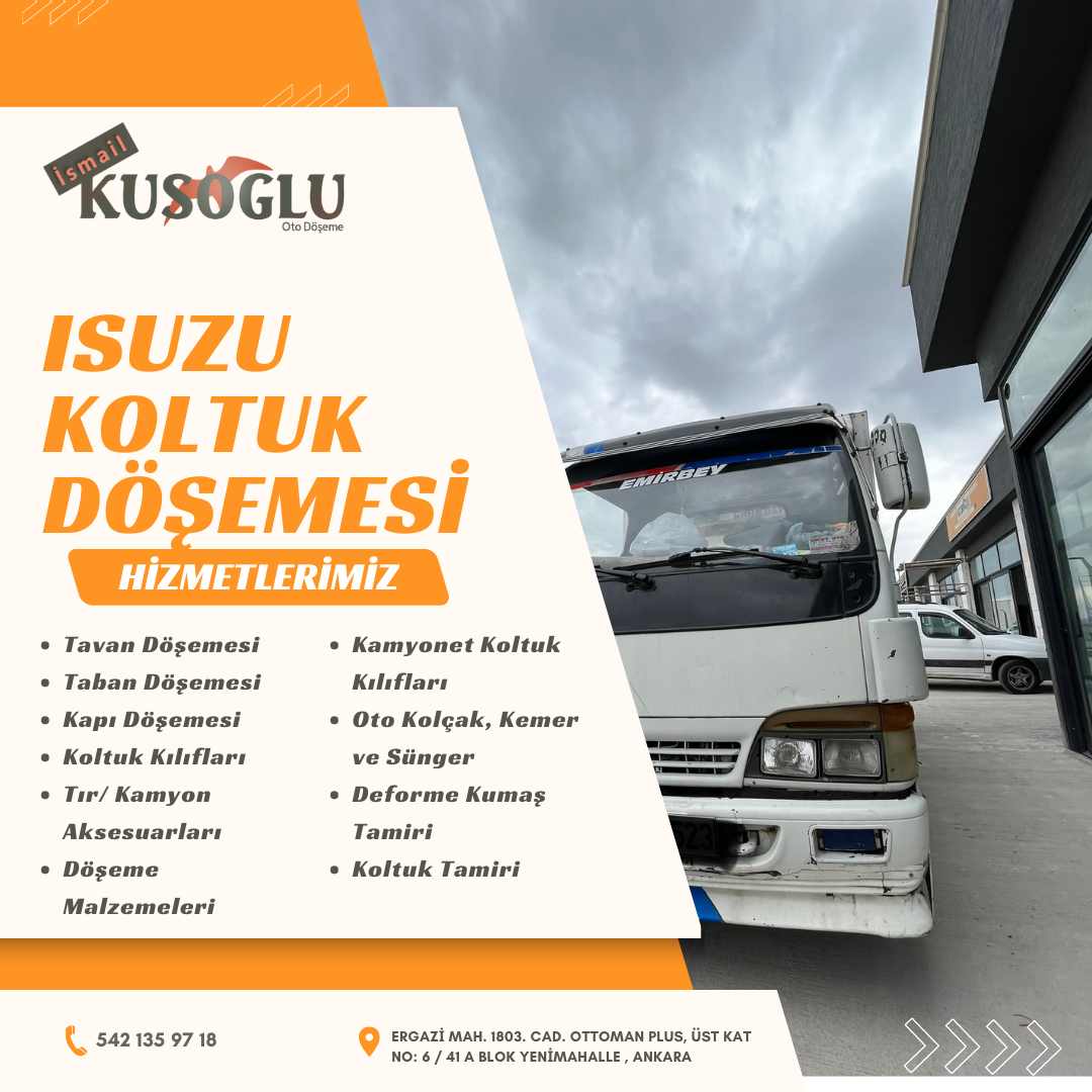 Isuzu koltuk döşemesi