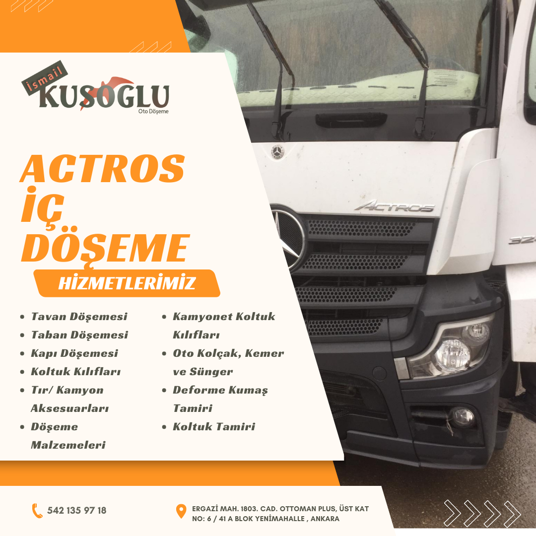 Actros iç döşeme