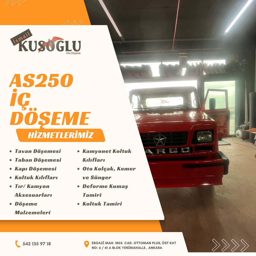 As250 iç döşeme