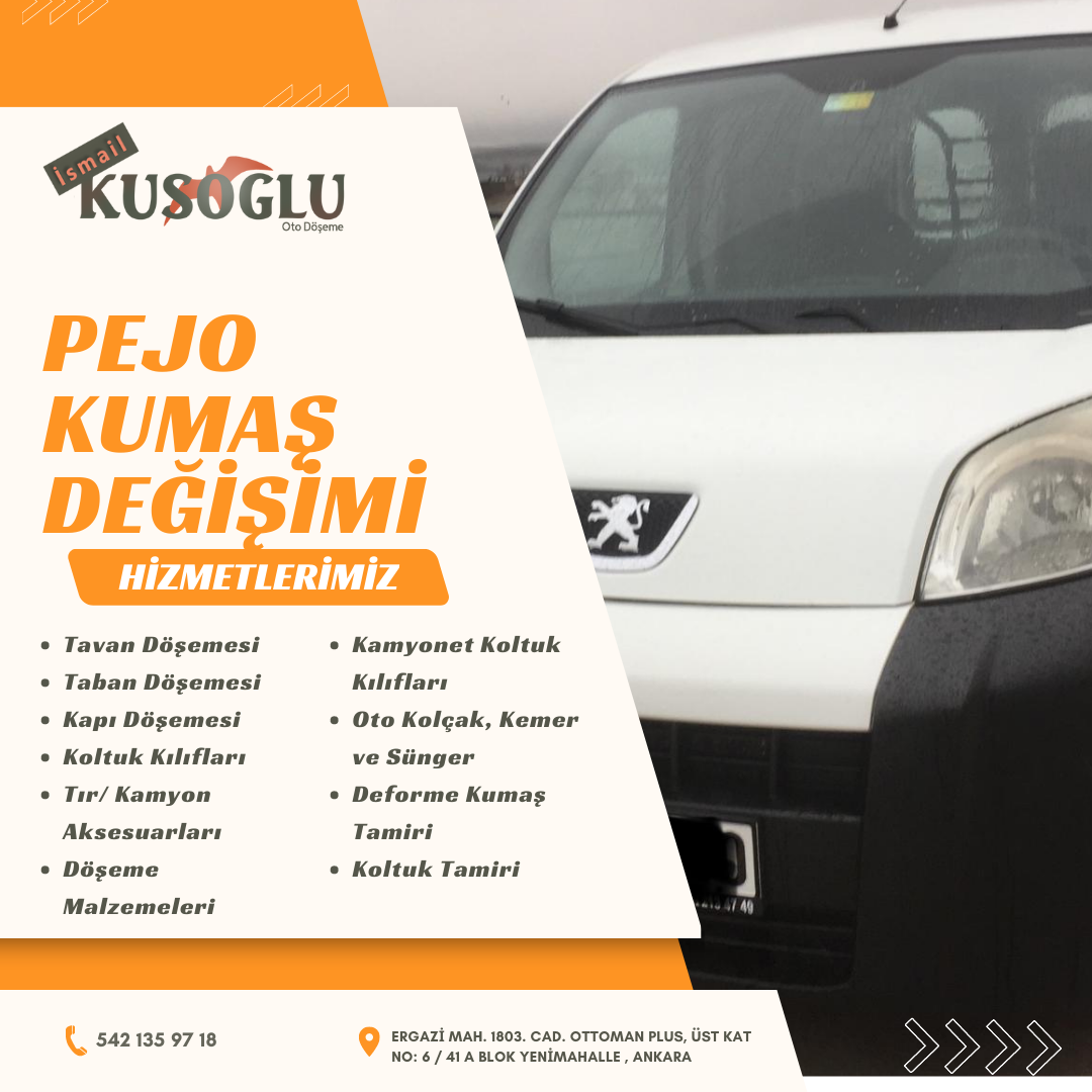 Pejo kumaş değişimi