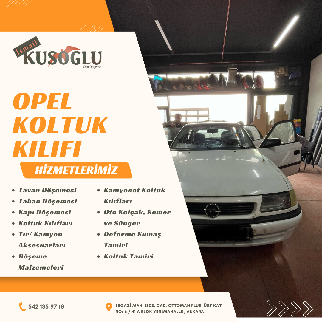 Opel koltuk kılıfı