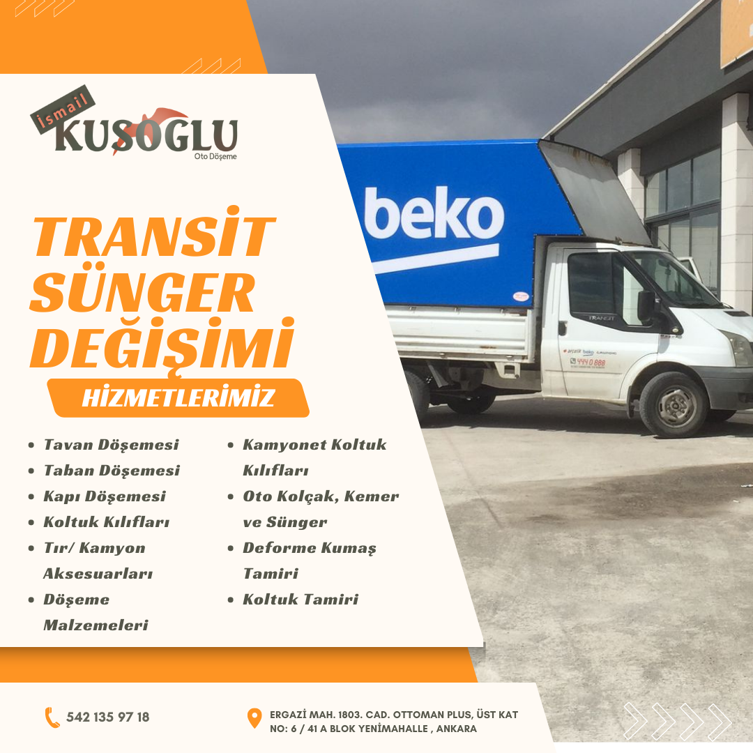 Transit sünger değişimi