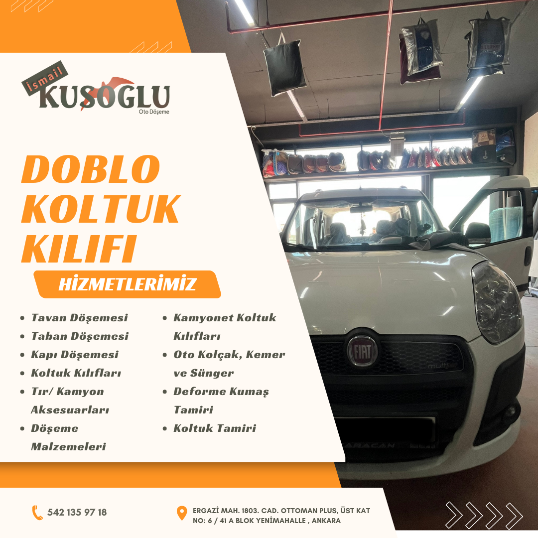Doblo koltuk kılıfı